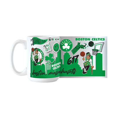 Boston Celtics 15oz Native Sublimated Mug