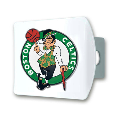 NBA - Boston Celtics Color on White Hitch Cover