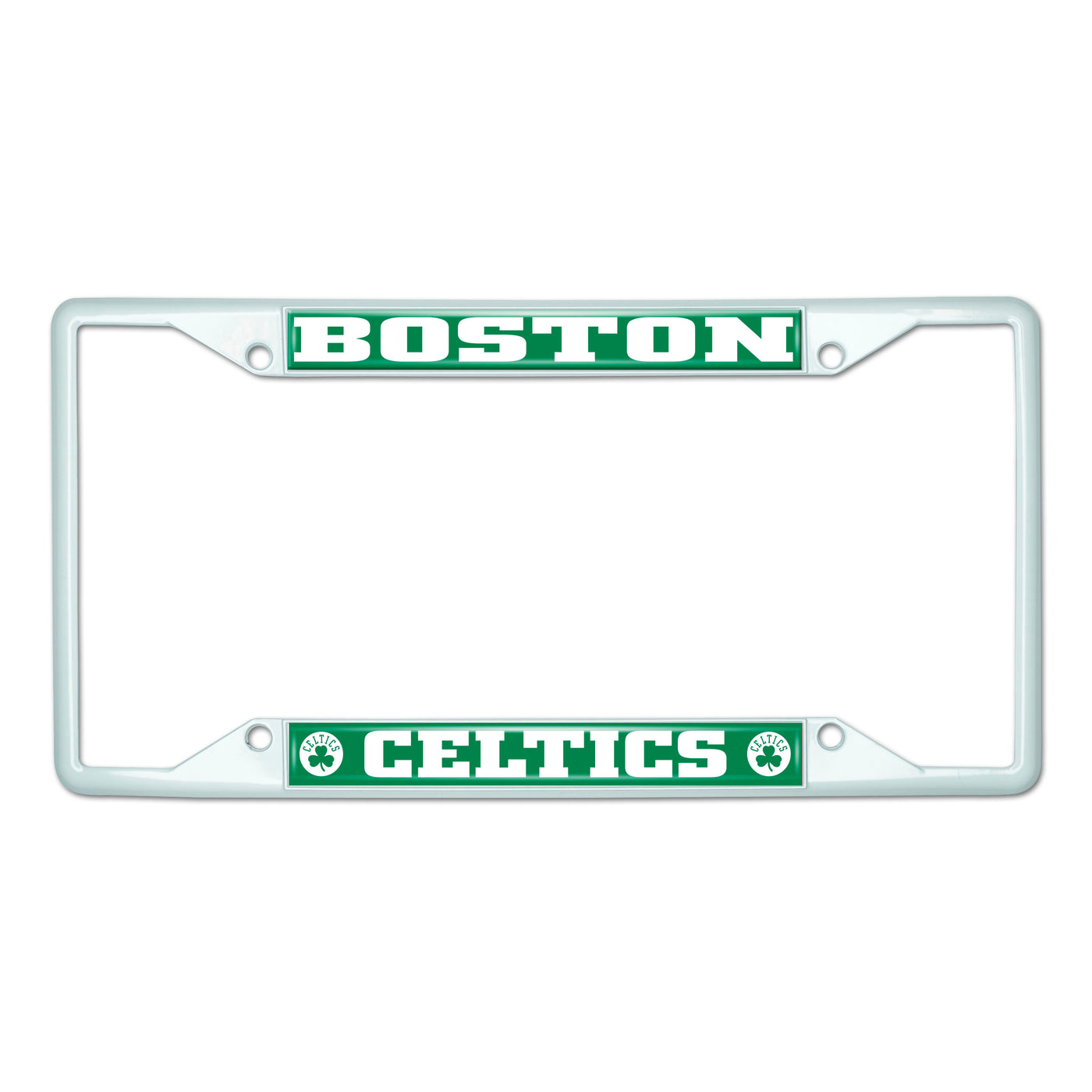 NBA - Boston Celtics White License Plate Frame