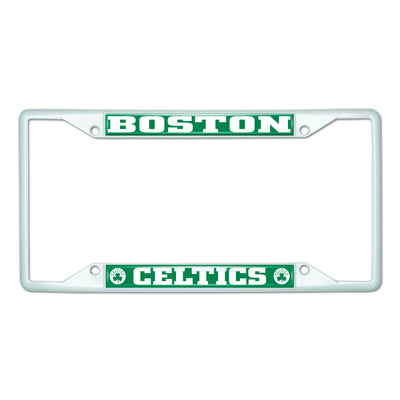 NBA - Boston Celtics White License Plate Frame