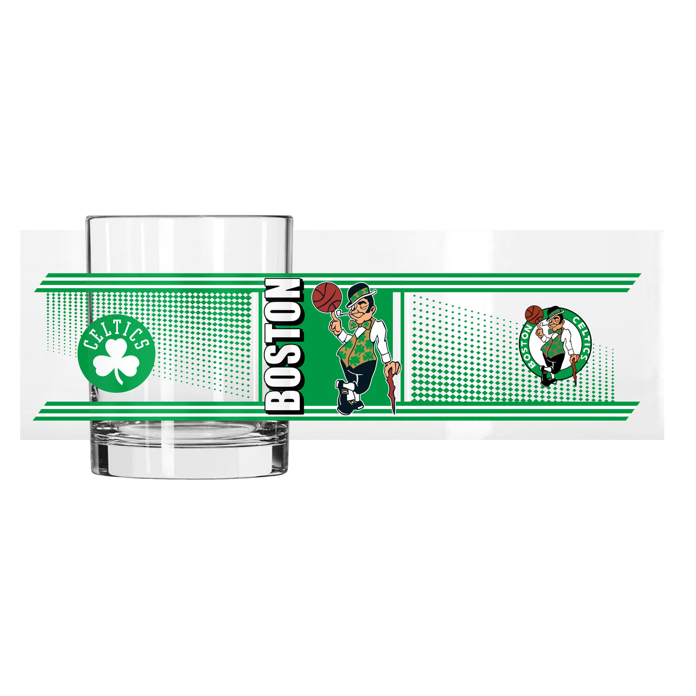 Boston Celtics 14oz Hero Rocks Glass