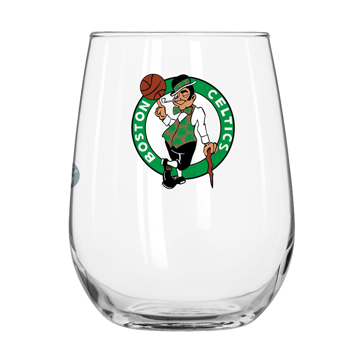 Boston Celtics 16oz Satin Etch Curved Beverage Glass