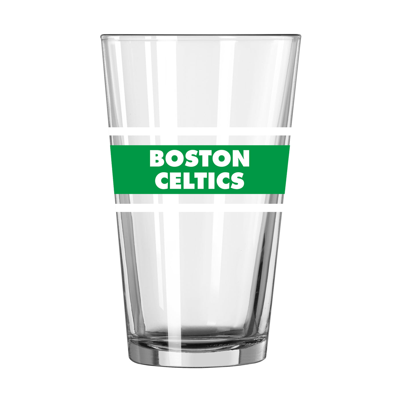 Boston Celtics 16oz Stripe Pint Glass