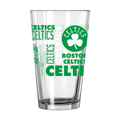 Boston Celtics 16oz Spirit Pint Glass - Logo Brands