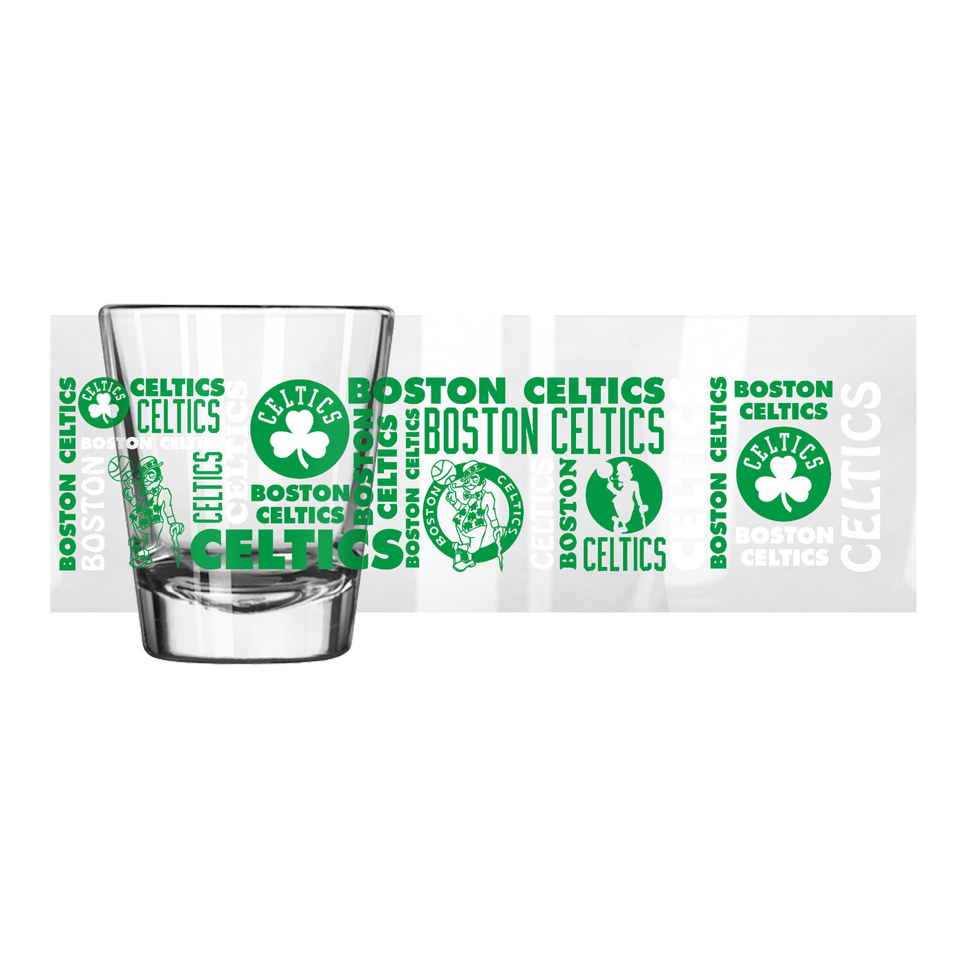 Boston Celtics 2oz Spirit Shot Glass