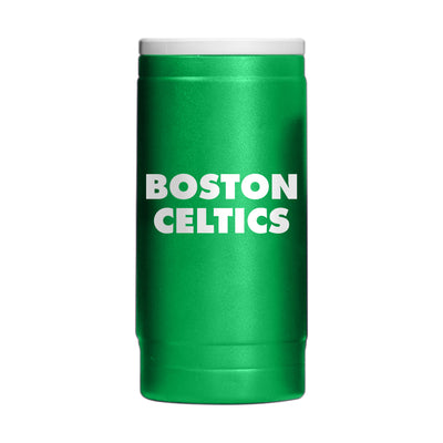 Boston Celtics 12oz Flipside Powdercoat SlimCan Coolie
