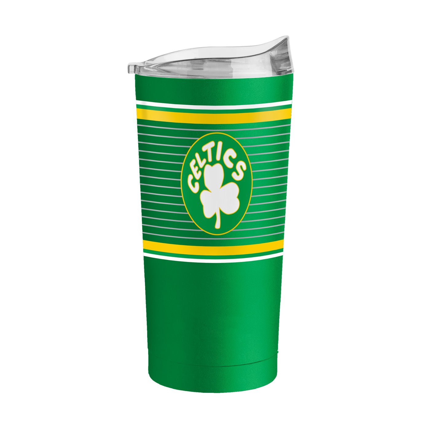 Boston Celtics 20oz Retro Stripe Powder Coat Tumbler