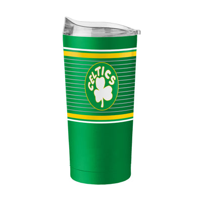 Boston Celtics 20oz Retro Stripe Powder Coat Tumbler