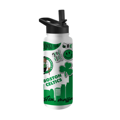 Boston Celtics 34oz Native Quencher Bottle