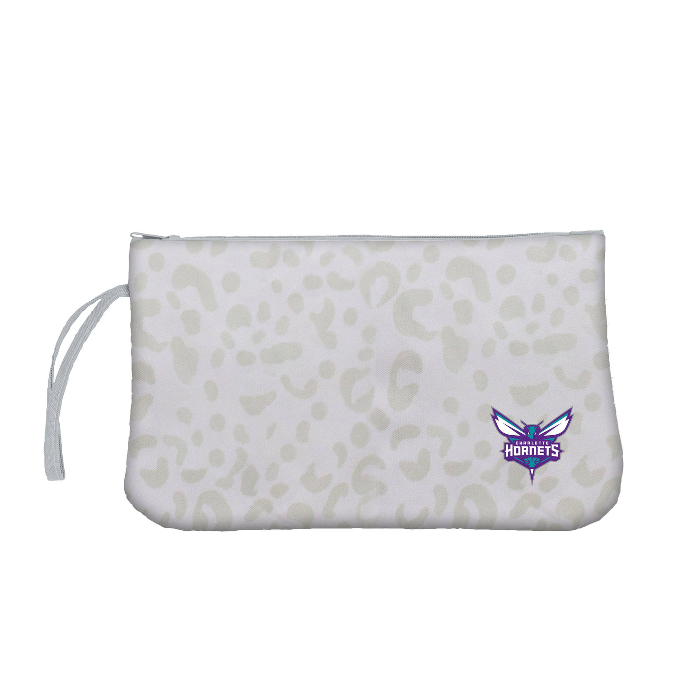 Charlotte Hornets Leopard Print Wristlet