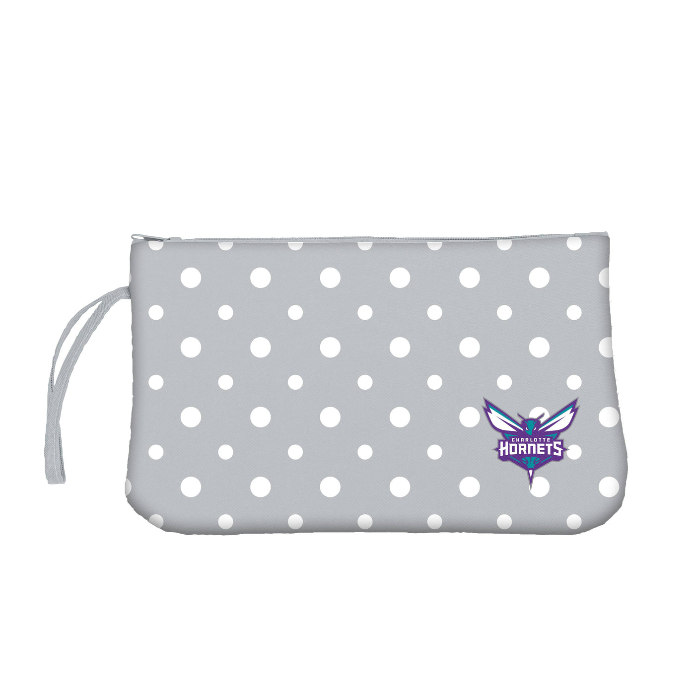 Charlotte Hornets Dot Wristlet