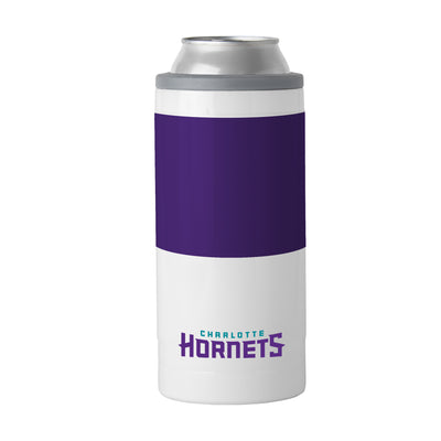 Charlotte Hornets 12oz Colorblock Slim Can Coolie