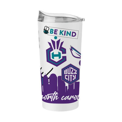 Charlotte Hornets 20oz Native Powder Coat Tumbler