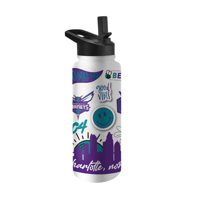 Charlotte Hornets 34oz Native Quencher Bottle