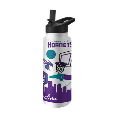 Charlotte Hornets 34oz Native Quencher Bottle