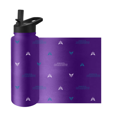 Charlotte Hornets 34oz Step And Repeat Quencher Bottle