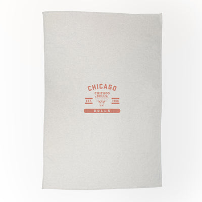 Chicago Bulls Oatmeal Sweatshirt Blanket - Logo Brands
