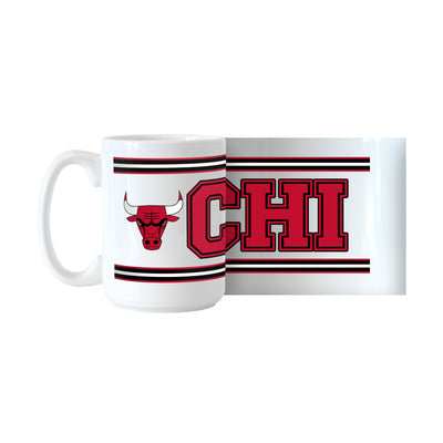 Chicago Bulls 15oz Overtime Stripe Sublimated Mug