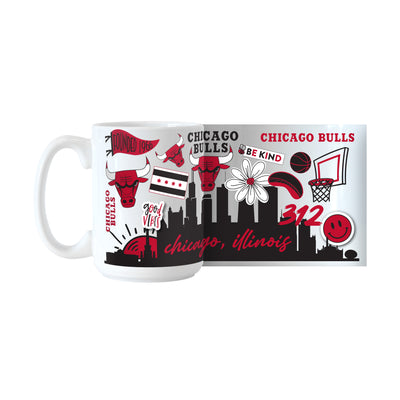 Chicago Bulls 15oz Native Sublimated Mug