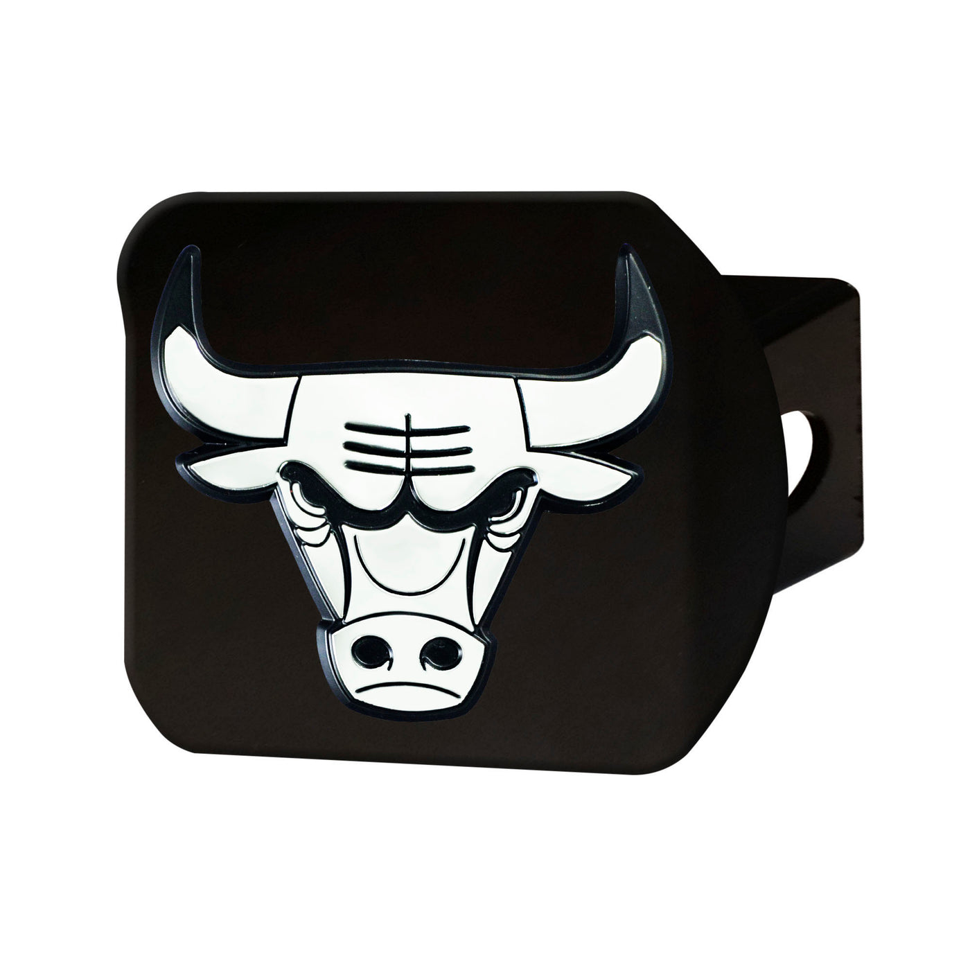 NBA - Chicago Bulls Chrome on Black Hitch Cover