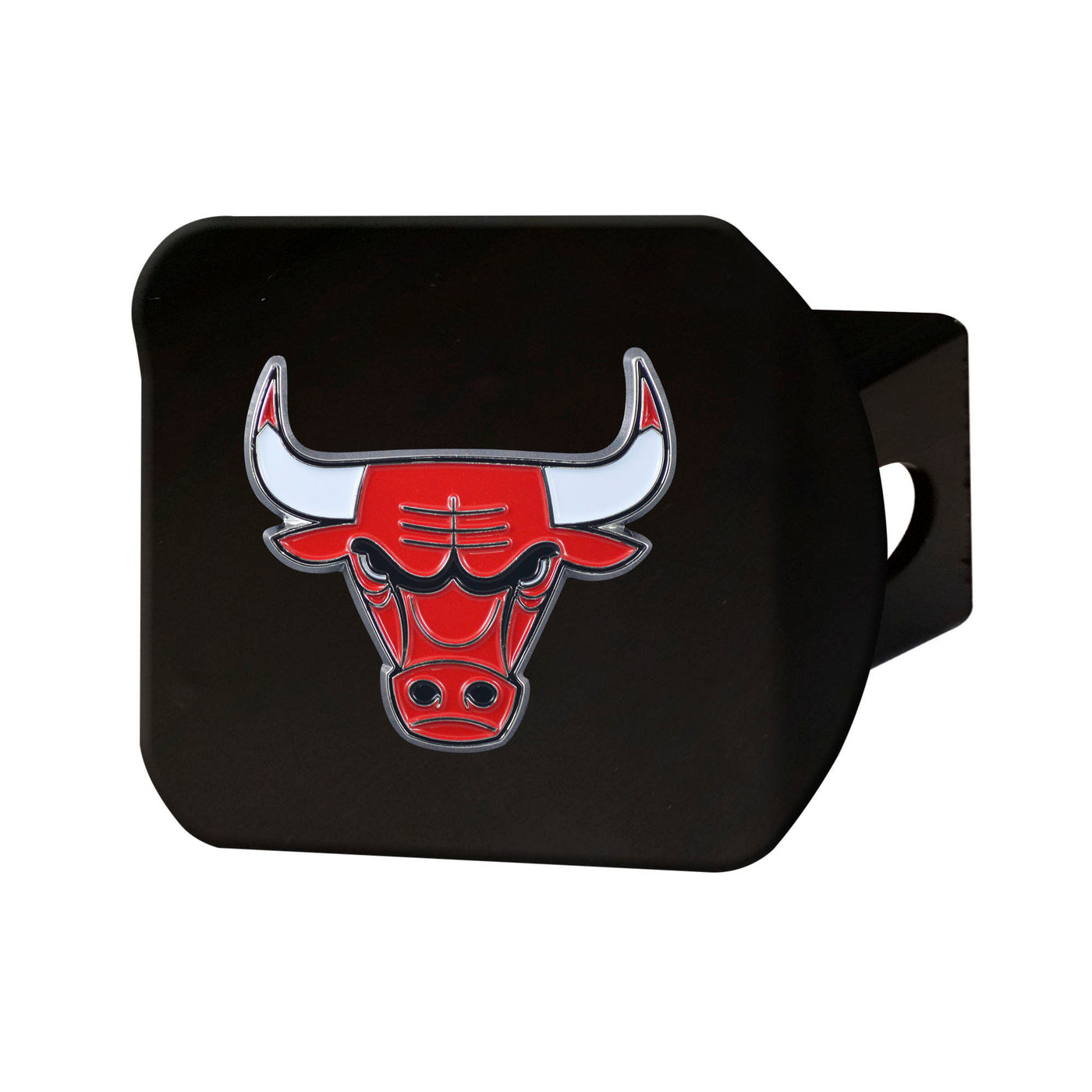 NBA - Chicago Bulls Color on Black Hitch Cover