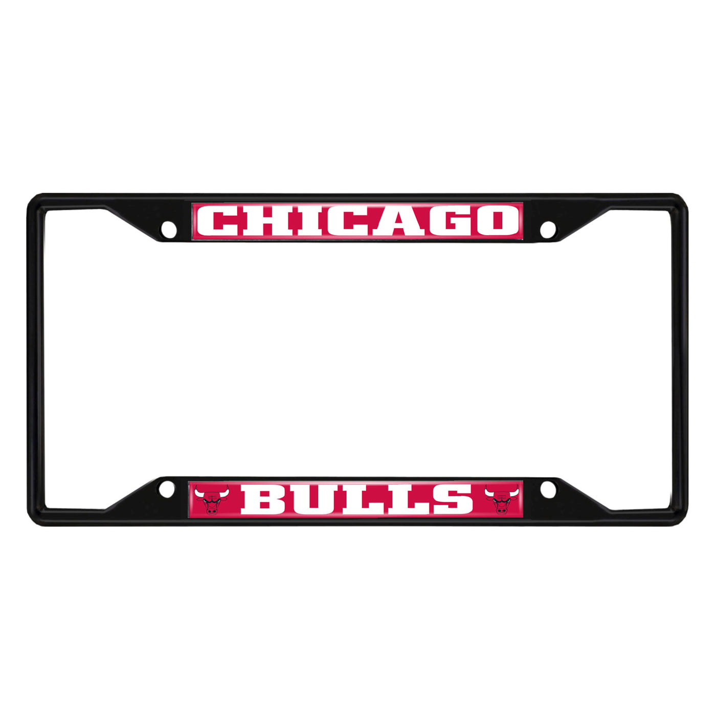 NBA - Chicago Bulls Black License Plate Frame