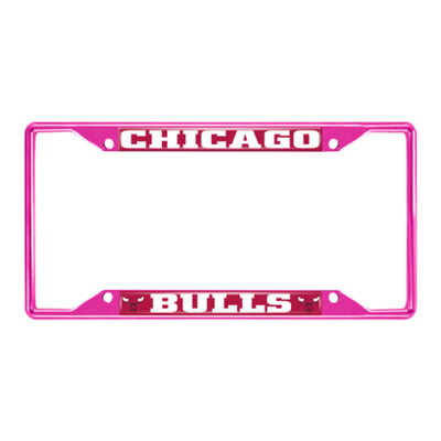 NBA - Chicago Bulls Pink License Plate Frame