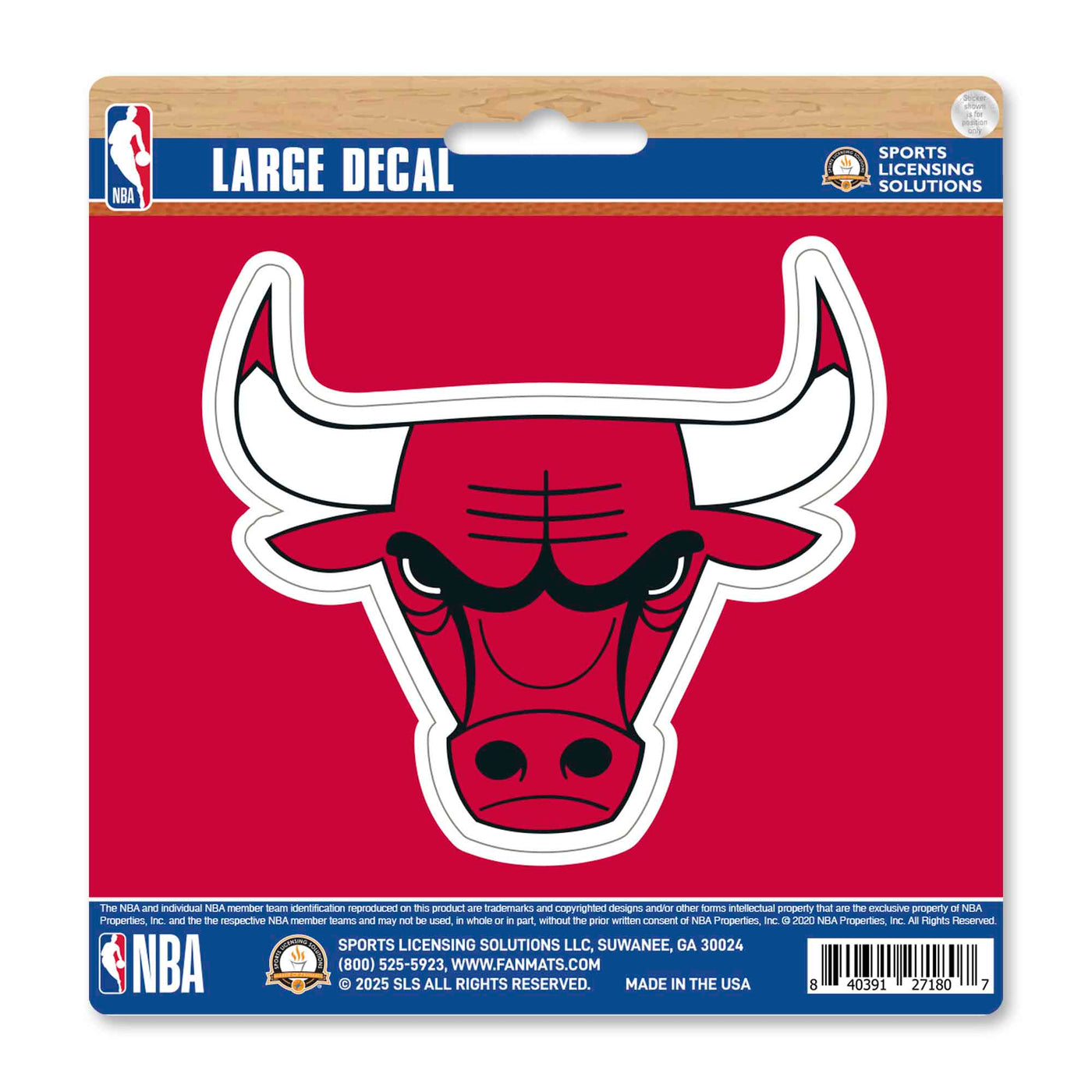 NBA - Chicago Bulls Large Decal
