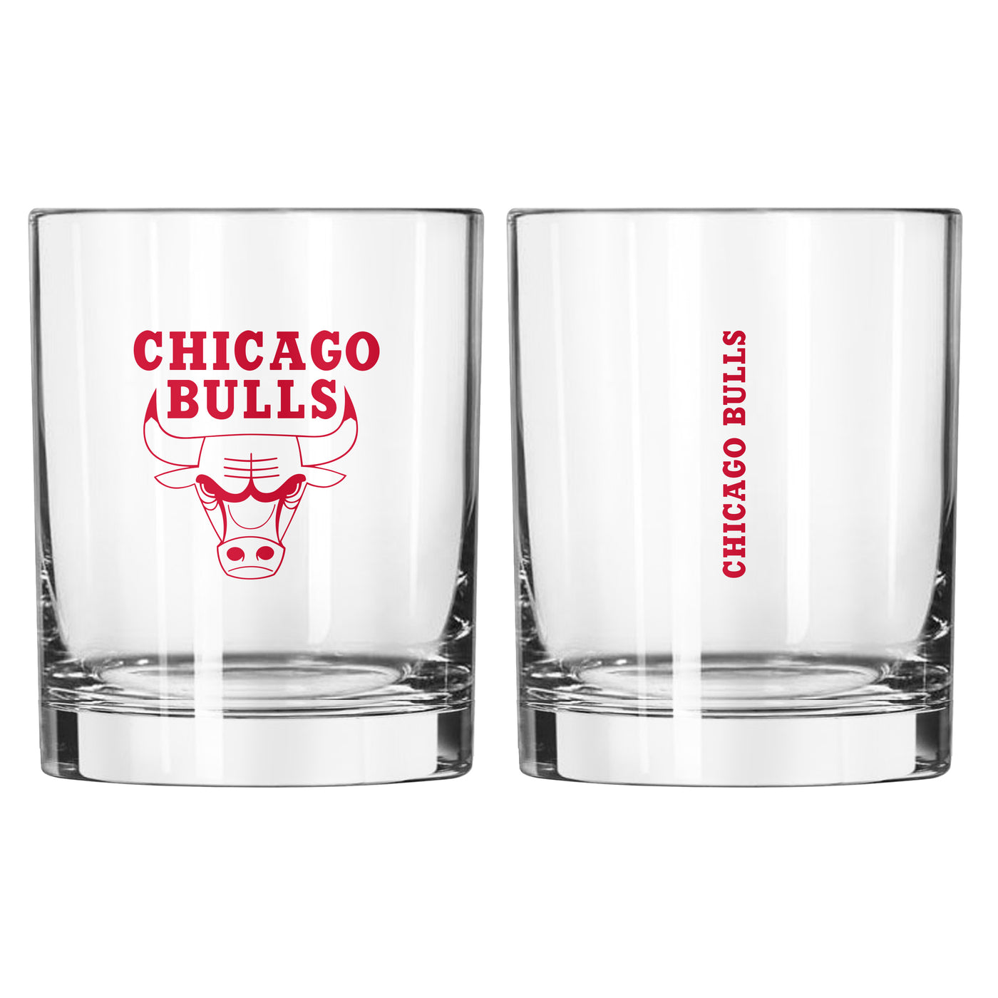Chicago Bulls 14oz Gameday Rocks Glass