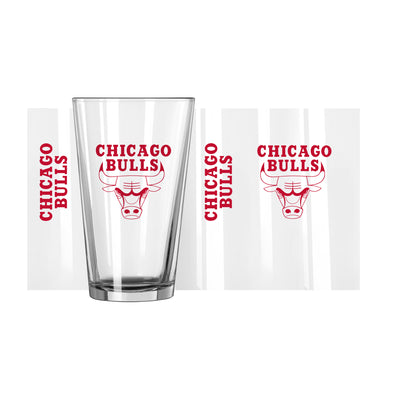 Chicago Bulls 16oz Gameday Pint Glass - Logo Brands