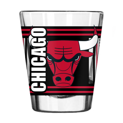 Chicago Bulls 2oz Hero Shot Glass