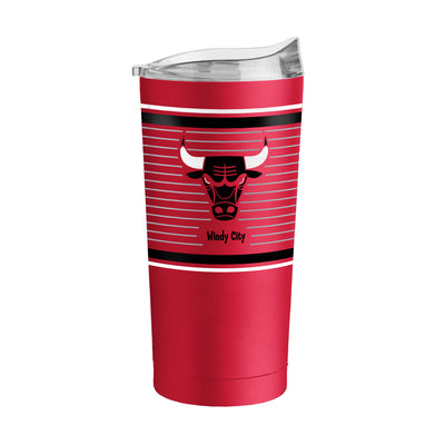 Chicago Bulls 20oz Retro Stripe Powder Coat Tumbler