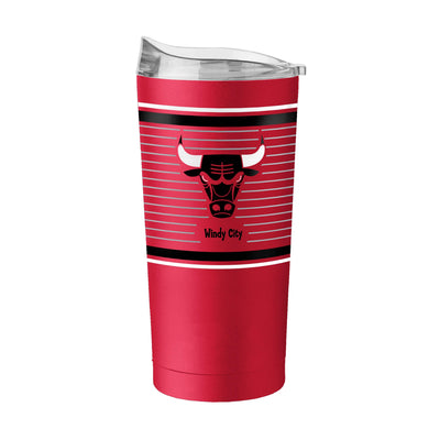 Chicago Bulls 20oz Retro Stripe Powder Coat Tumbler