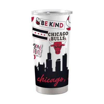 Chicago Bulls 20oz Native Stainless Tumbler