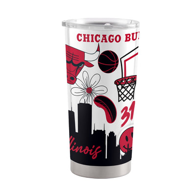 Chicago Bulls 20oz Native Stainless Tumbler