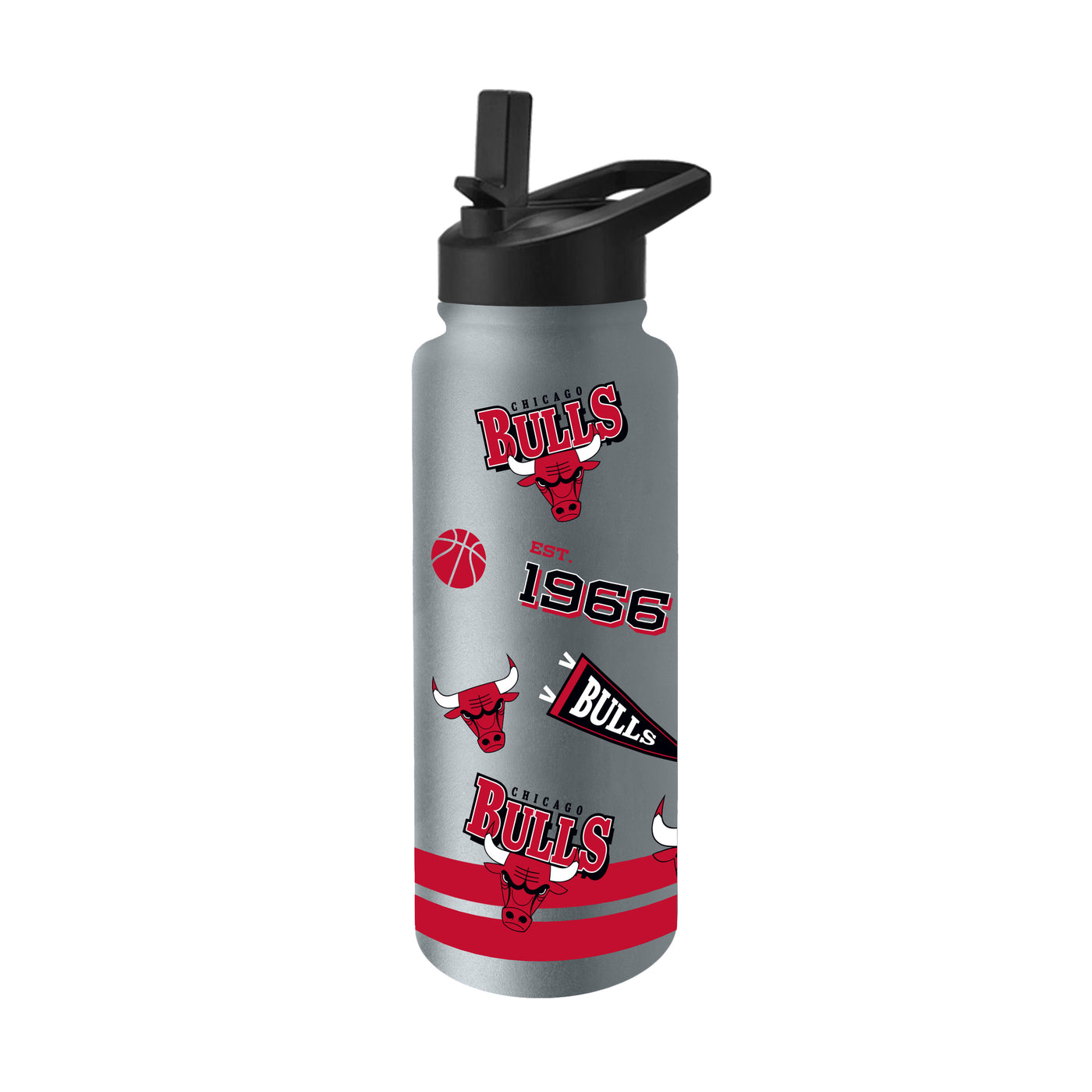 Chicago Bulls 34oz Stone TJ Maxx Native Quencher Bottle