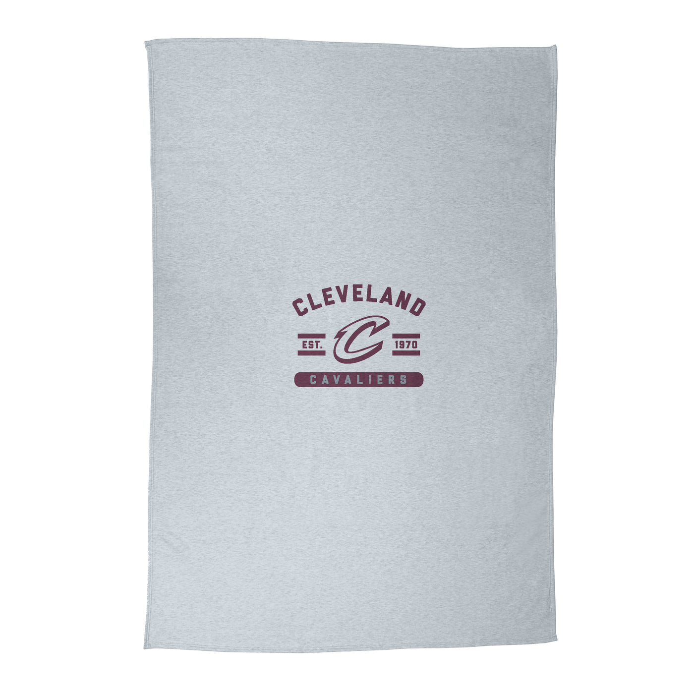 Cleveland Cavaliers Athletic Gray Sublimated Sweatshirt Blanket