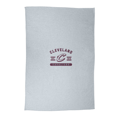 Cleveland Cavaliers Athletic Gray Sublimated Sweatshirt Blanket