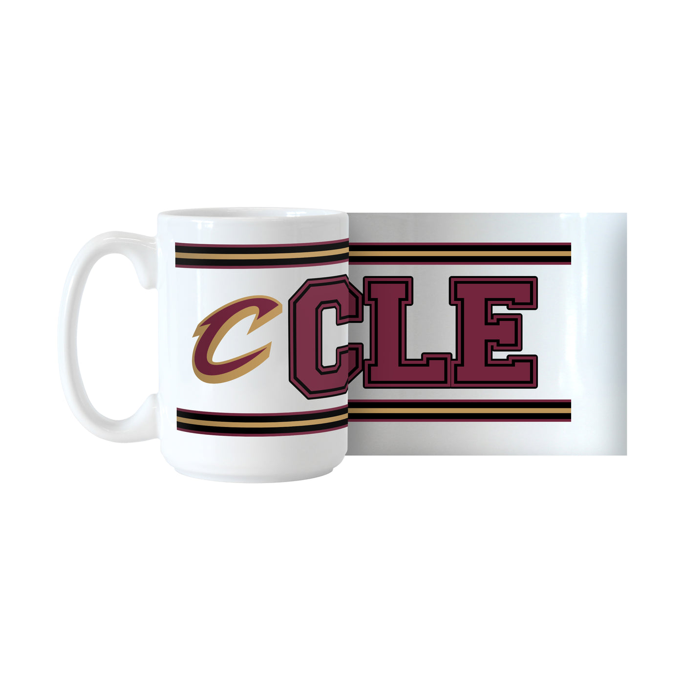 Cleveland Cavaliers 15oz Overtime Stripe Sublimated Mug
