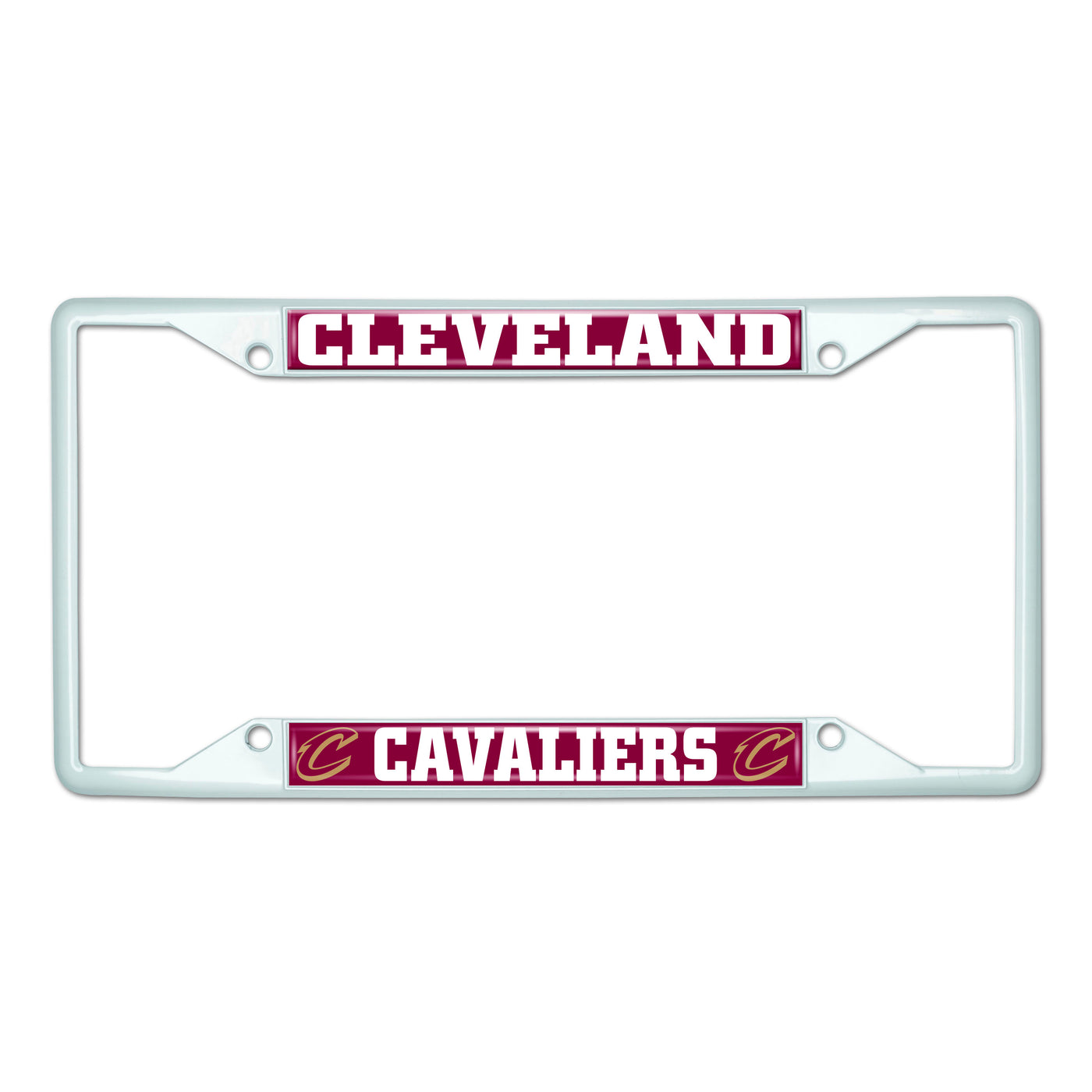 NBA - Cleveland Cavaliers White License Plate Frame