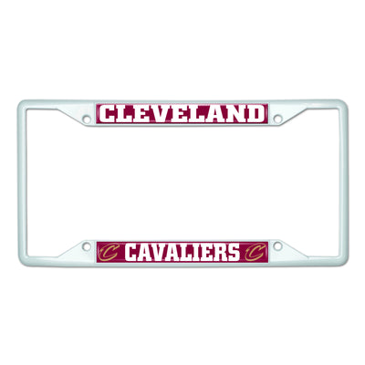 NBA - Cleveland Cavaliers White License Plate Frame