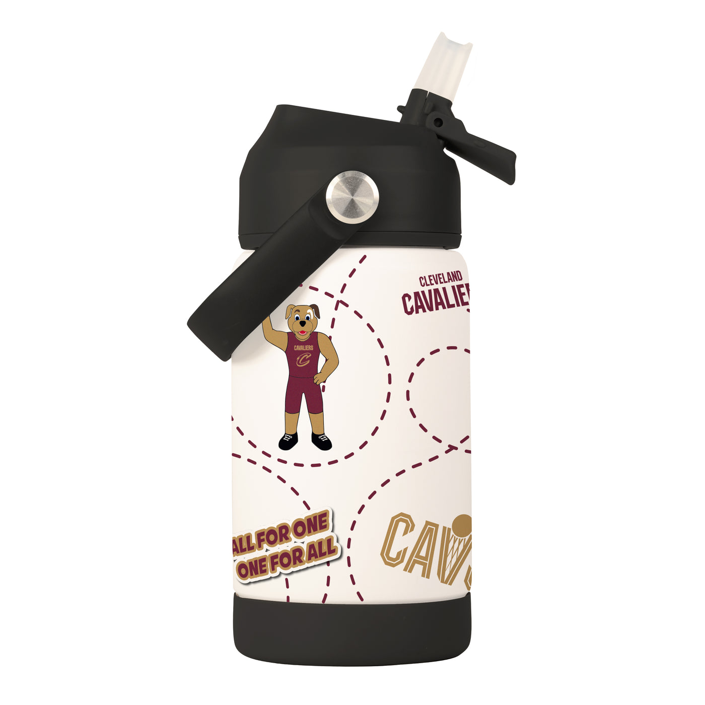 Cleveland Cavaliers 12oz Mascot SS Kids Bottle