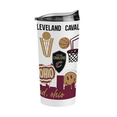 Cleveland Cavaliers 20oz Native Powder Coat Tumbler - Logo Brands