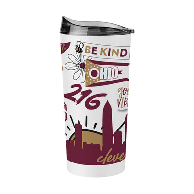 Cleveland Cavaliers 20oz Native Powder Coat Tumbler - Logo Brands
