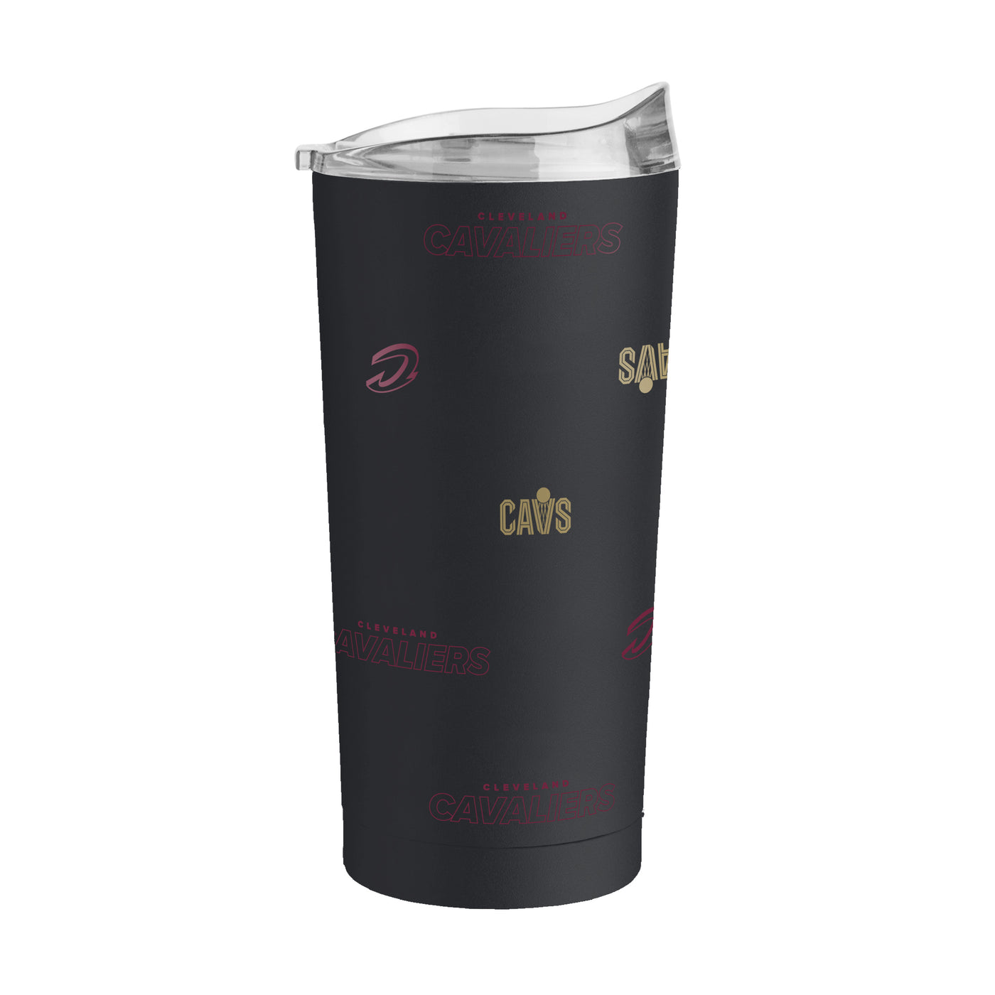 Cleveland Cavaliers Black 20oz Step And Repeat Powder Coat Tumbler