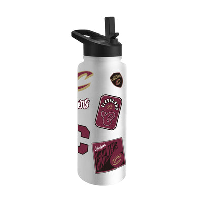 Cleveland Cavaliers 34oz White Dreamweave Quencher Bottle