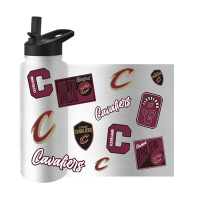Cleveland Cavaliers 34oz White Dreamweave Quencher Bottle