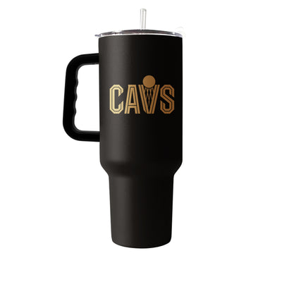 Cleveland Cavaliers Black 40oz Flipside Powder Coat Tumbler - Logo Brands
