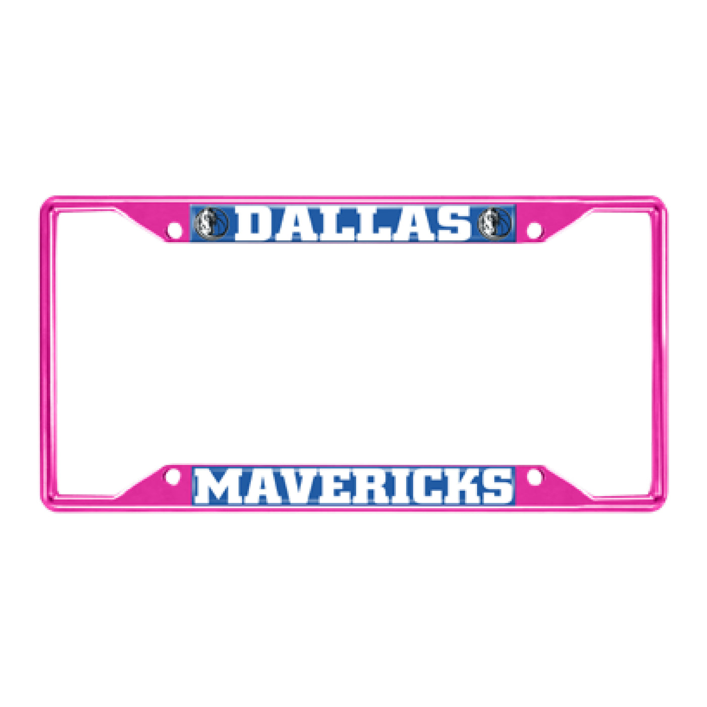 NBA - Dallas Mavericks Pink License Plate Frame