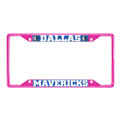 NBA - Dallas Mavericks Pink License Plate Frame